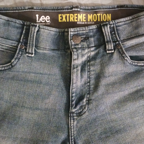 Mens Lee Regular Fit Bootcut Extreme Motion Jeans 34x30 - Picture 5 of 5
